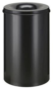 Roskakori paloturvallinen, 110 l, grafiitinmusta, korkeus 710 mm Roskakori paloturvallinen, 110 l, grafiitinmusta, korkeus 710 mm