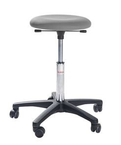 Arbejdsstol Noah fra Global, høj, højde 580-840 mm, gråt stof Arbejdsstol Noah fra Global, høj, højde 580-840 mm, gråt stof