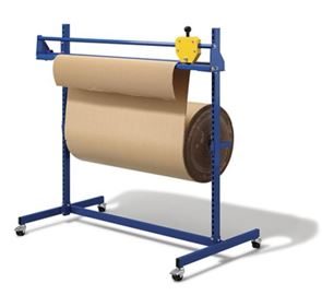 Stativ til papirrull med skjæreaggregat, H 1575 mm, skjærebredde 1100 mm Stativ til papirrull med skjæreaggregat, H 1575 mm, skjærebredde 1100 mm
