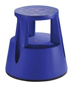 Elefantfod i slidstærk plast, H 410 mm, blå/OUTLET Elefantfod i slidstærk plast, H 410 mm, blå/OUTLET