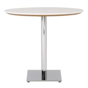 Cafebord Trend, Diameter Ø900 mm, forkromet firkantet fod Cafebord Trend, Diameter Ø900 mm, forkromet firkantet fod