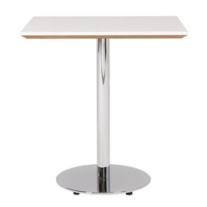 Cafebord Trend, BxDxH 700x700x755 mm, forkromet rund fod/OUTLET