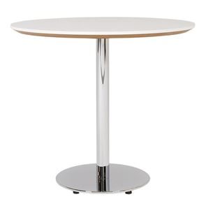 Cafebord Trend, Diameter Ø900 mm, forkromet rund fod