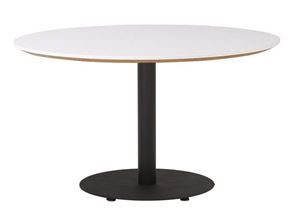 Sofabord Trend, Ø 900 mm,rund fod sort 