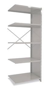 Varastohylly Gerdmanshylly, jatko-osa, LxSxK 965x700x2500, umpinaiset päädyt, valkoinen/valkoinen Varastohylly Gerdmanshylly, jatko-osa, LxSxK 965x700x2500, umpinaiset päädyt, valkoinen/valkoinen