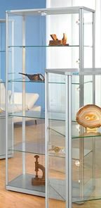 Vitriini Ljusnan, LxSxK 820x420x1800, ilman valoja, 4 hyllytasoa