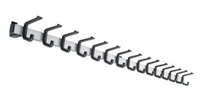 Koukkulista, alumiinia, 1500 mm, 15 koukkua Koukkulista, alumiinia, 1500 mm, 15 koukkua