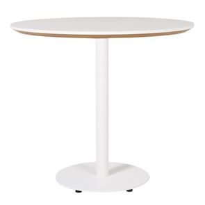 Cafebord Trend, Diameter Ø900 mm, hvid rund fod