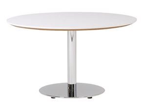 Sofabord Trend, Ø 900 mm,rund fod krom