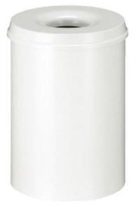 Roskakori paloturvallinen, 30 l, vaaleanharmaa, korkeus 470 mm Roskakori paloturvallinen, 30 l, vaaleanharmaa, korkeus 470 mm