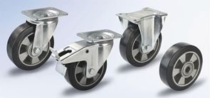 Joustava umpikumipyörä, kääntöpyörä Joustava umpikumipyörä, kääntöpyörä