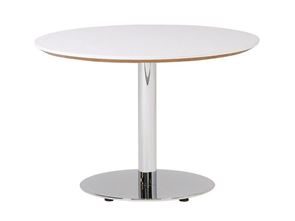 Sofabord Trend, Ø 700 mm,rund fod krom