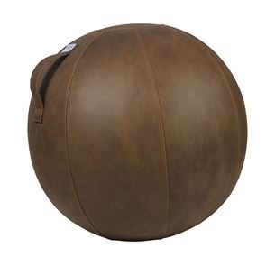 Siddebold VLUV, kunstlæder, brun, Ø 70-72 cm/OUTLET