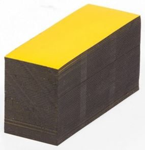 Magnetskilte til opmærkning af lager, gul, HxB 50x80 mm, 100-pak Magnetskilte til opmærkning af lager, gul, HxB 50x80 mm, 100-pak