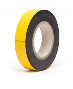 Magneettiteippi, keltainen, rulla, korkeus 40 mm, rullan pituus 10 m Magneettiteippi, keltainen, rulla, korkeus 40 mm, rullan pituus 10 m