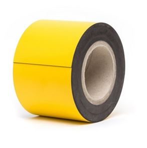 Magneettiteippi, keltainen, rulla, korkeus 100 mm, rullan pituus 10 m Magneettiteippi, keltainen, rulla, korkeus 100 mm, rullan pituus 10 m