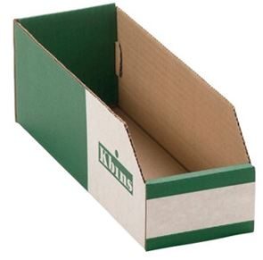 Plukkasse i pap, sammenklappelig, 50-pak, LxBxH 300x100x100 mm Plukkasse i pap, sammenklappelig, 50-pak, LxBxH 300x100x100 mm