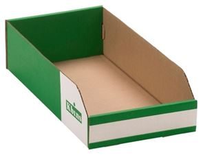 Plukkasse i pap, sammenklappelig, 50-pak, LxBxH 400x200x100 mm Plukkasse i pap, sammenklappelig, 50-pak, LxBxH 400x200x100 mm