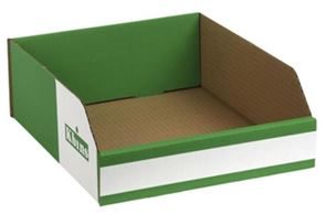 Plukkasse i pap, sammenklappelig, 50-pak, LxBxH 300x250x100 mm Plukkasse i pap, sammenklappelig, 50-pak, LxBxH 300x250x100 mm
