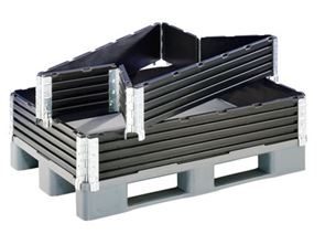 Pallerammer i plast, 2-pak, til Euro-palle, med 6 hængsler, fra 5 pakker Pallerammer i plast, 2-pak, til Euro-palle, med 6 hængsler, fra 5 pakker