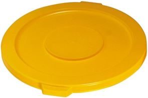 Kansi saaville Rubbermaid Brute, saaville kokoa 121 L, keltainen Kansi saaville Rubbermaid Brute, saaville kokoa 121 L, keltainen