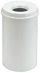 Roskakori paloturvallinen, 20 l, vaaleanharmaa, korkeus 426 mm Roskakori paloturvallinen, 20 l, vaaleanharmaa, korkeus 426 mm