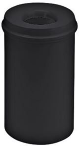 Roskakori paloturvallinen, 20 l, grafiitinmusta, korkeus 426 mm Roskakori paloturvallinen, 20 l, grafiitinmusta, korkeus 426 mm