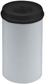 Roskakori paloturvallinen, 20 l, hopea, korkeus 426 mm Roskakori paloturvallinen, 20 l, hopea, korkeus 426 mm