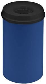 Roskakori paloturvallinen, 20 l, koboltinsininen, korkeus 426 mm Roskakori paloturvallinen, 20 l, koboltinsininen, korkeus 426 mm