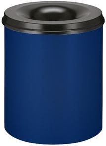 Roskakori paloturvallinen, 80 l, koboltinsininen, korkeus 550 mm Roskakori paloturvallinen, 80 l, koboltinsininen, korkeus 550 mm