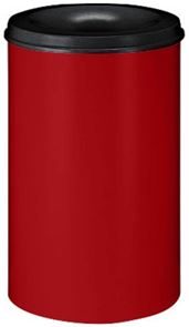 Roskakori paloturvallinen, 110 l, punainen, korkeus 710 mm Roskakori paloturvallinen, 110 l, punainen, korkeus 710 mm
