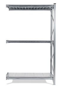 Lagerhylla Maxi, utbyggnad, BxDxH 1520x600x2500, galvade hyllplan  Lagerhylla Maxi, utbyggnad, BxDxH 1520x600x2500, galvade hyllplan