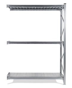 Lagerhylla Maxi, utbyggnad, BxDxH 1820x600x2500, galvade hyllplan  Lagerhylla Maxi, utbyggnad, BxDxH 1820x600x2500, galvade hyllplan