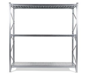 Lagerhylla Maxi, grund, BxDxH 2486x600x2500, galvade hyllplan Lagerhylla Maxi, grund, BxDxH 2486x600x2500, galvade hyllplan
