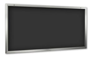 Oppslagsskap, innendørs/utendørs, BxH 2000x1025 mm, antrasitt Oppslagsskap, innendørs/utendørs, BxH 2000x1025 mm, antrasitt