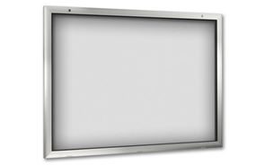 Oppslagsskap, innendørs/utendørs, A0, hvit