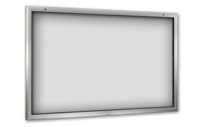 Oppslagsskap, innendørs/utendørs, BxH 1600x1025 mm, hvit