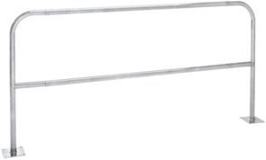 Törmäyssuoja, pultattava, galvanoitu, P 2000 mm