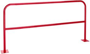 Törmäyssuoja, pultattava, punainen, P 2000 mm