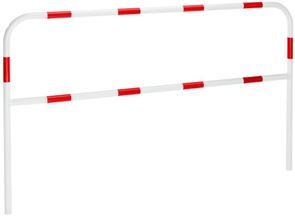 Törmäyssuoja, valettava, punainen/valkoinen, P 2000 mm