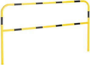 Törmäyssuoja, valettava, keltainen/musta, P 2000 mm