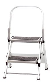 Trappestige Easystep, aluminium, 2 trin, HxBxD 460x435x540 mm Trappestige Easystep, aluminium, 2 trin, HxBxD 460x435x540 mm