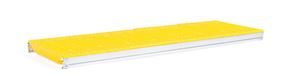 Hylleplate til lagerhylle Flex BxD 1200x320, gul plast Hylleplate til lagerhylle Flex BxD 1200x320, gul plast