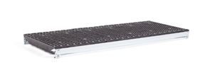 Hylleplate til lagerhylle Flex BxD 900x320, svart plast Hylleplate til lagerhylle Flex BxD 900x320, svart plast
