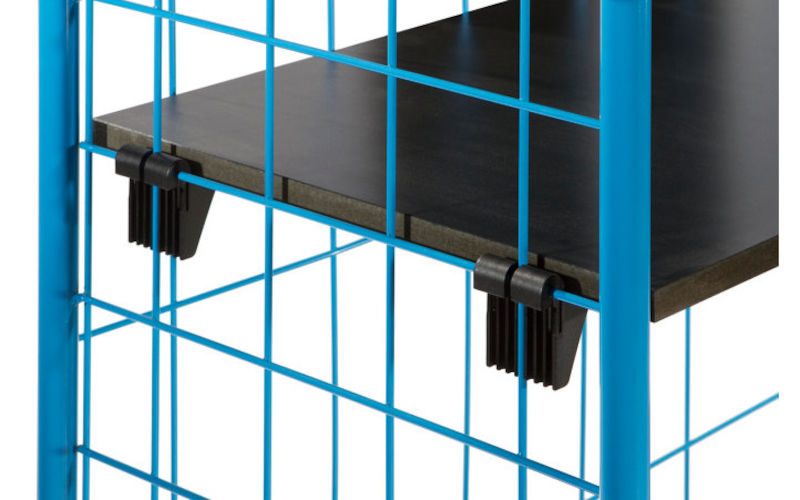 Hyllplan till Postbur 500 kg, max 50 kg, LxB 1250x460 mm | Gerdmans