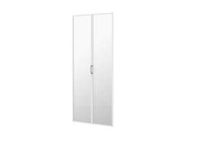 Ovipari avohyllylle Houston, K 2000 , valkoinen laminaatti, lasia, ilman lukkoa/Outlet Ovipari avohyllylle Houston, K 2000 , valkoinen laminaatti, lasia, ilman lukkoa/Outlet