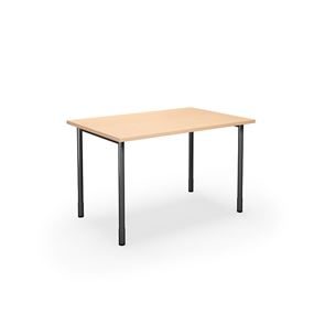 Skrivebord Duo C med fast stel | Fri Fragt | 7 års Garanti Skrivebord Duo C, LxB 1400x800 mm, bøghvid | Gerdmans