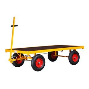 Transportvogn, kapasitet 1500 kg, med brems, LxB 2000x1000 mm Transportvogn, kapasitet 1500 kg, med brems, LxB 2000x1000 mm