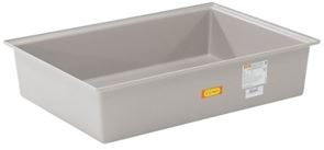 Skyddsbassäng för golv, utan gallerdurk, LxBxH 1280x850x270 mm Skyddsbassäng för golv, utan gallerdurk, LxBxH 1280x850x270 mm