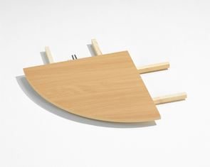 Vinkelplate til skolepult Hatty, 600x600 mm, bøk Vinkelplate til skolepult Hatty, 600x600 mm, bøk